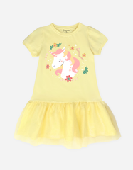 Váy bé gái tay ngắn Kỳ Lân Unicorn