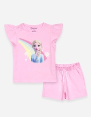 Đồ bộ ngắn bé gái Elsa cầu vồng