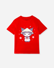 Áo thun Tết Bomines, áo thun hoạt hình bé gái