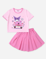 Set chân váy bé gái Kuromi