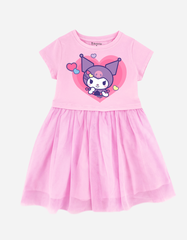 Váy bé gái phối lưới Kuromi