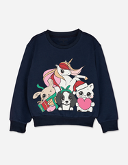 Áo sweater bé gái tay dài Kỳ Lân Unicorn