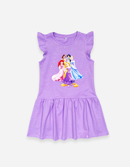 Váy bé gái tay cánh tiên Unicorn nhiều họa tiết