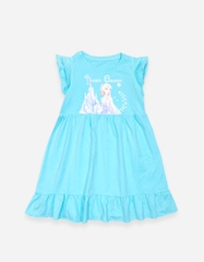 Váy bé gái tay cánh tiên babydoll công chúa Elsa