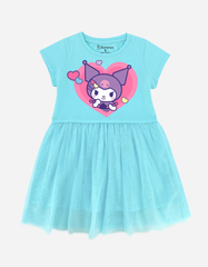 Váy bé gái phối lưới Kuromi