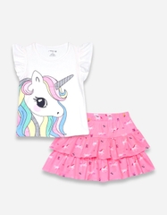 Set Chân Váy bé gái Unicorn Pony