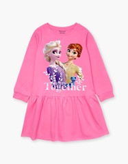 Váy bé gái mùa thu tay dài Elsa Anna