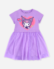 Váy bé gái phối lưới Kuromi
