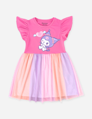 Váy bé gái phối lưới Kuromi