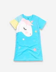 Váy bé gái Unicorn dáng suông