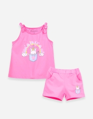 Đồ bộ ngắn bé gái nơ vai Unicorn