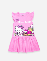 Váy bé gái tay cánh tiên Hello Kitty