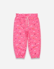 Quần jogger ngố bé gái nhiều họa tiết