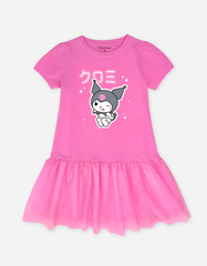 Váy bé gái tay phồng Kuromi