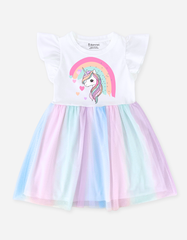 Váy bé gái Kỳ Lân Unicorn