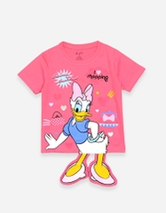 Áo thun tay ngắn bé gái hoạt hình Disney