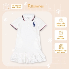 Váy bé gái cổ Polo