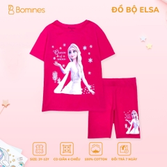 Đồ Bộ lửng bé gái loang màu công chúa Elsa