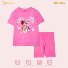 Đồ Bộ lửng bé gái loang màu công chúa Elsa