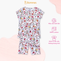 Đồ bộ lửng bé gái nhiều họa tiết
