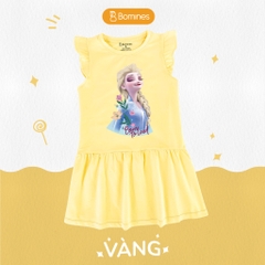 Váy bé gái tay cánh tiên công chúa Elsa