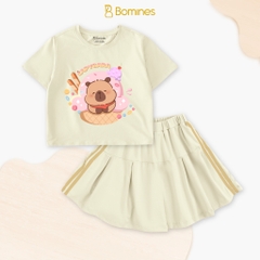 Set váy bé gái Capybara