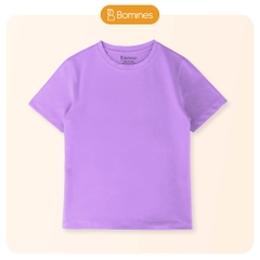 Áo thun cotton Unisex, áo tay ngắn bé trai bé gái thun mịn mát