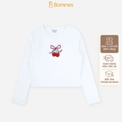 Áo giữ nhiệt dáng croptop thun zip cotton