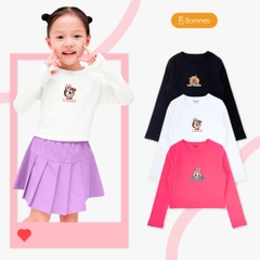 Áo tay dài bé gái Capybara Labubu Kuromi