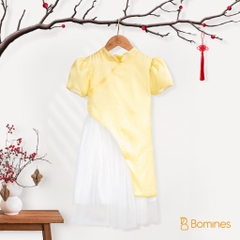 Áo dài bé gái Bomines, áo dài TẾT cho bé gái từ 14-42kg ADTET