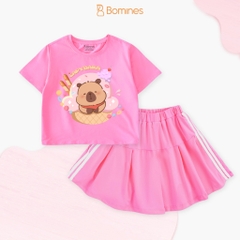 Set váy bé gái Capybara