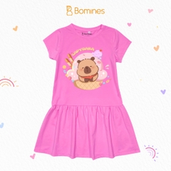 Váy bé gái Babythree Qkid Capybara
