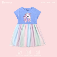 Váy bé gái tay ngắn phối lưới Unicorn