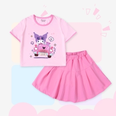 Set chân váy bé gái Kuromi
