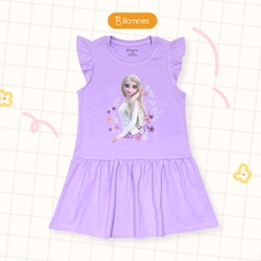 Váy bé gái tay cánh tiên babydoll công chúa Elsa