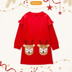 Váy bé gái Giáng sinh Bomines