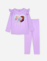 Đồ bộ bé gái mùa thu tay dài công chúa Elsa Anna