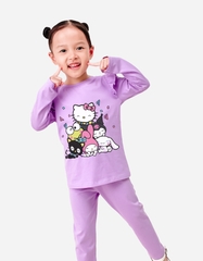 Đồ bộ bé gái mùa thu tay dài Sanrio