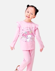 Đồ bộ bé gái mùa thu tay dài My Melody