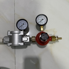 Bộ van gas, Cấp gas 4 bình điều áp tổng Italia có lọc gas