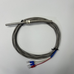 Cảm biến nhiệt độ PT100 OMRON E52L-P6D Ren M8 phi 5 X 50 dây 2M