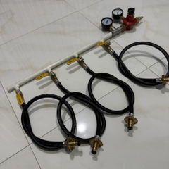 Bộ van gas, Cấp gas 4 bình điều áp tổng Italia