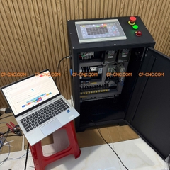 Tủ điều khiển máy rang cà phê tự động dòng ERC, Màn hình 10in Wecon, PLC delta
