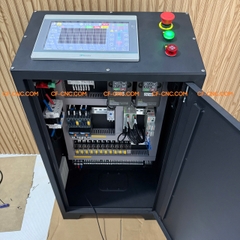 Tủ điều khiển máy rang cà phê tự động dòng ERC, Màn hình 10in Wecon, PLC delta