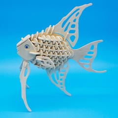 Đồ chơi lắp ráp gỗ 3D Mô hình Con Cá
