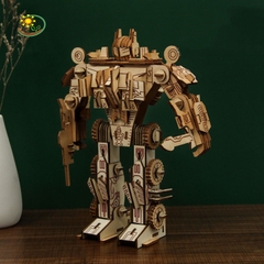 Đồ chơi lắp ráp gỗ 3D Mô hình Robot Optimus Prime Laser