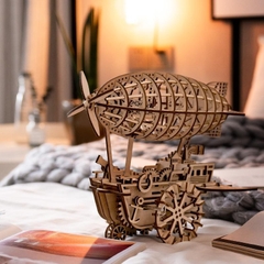 Đồ chơi lắp ráp gỗ 3D Mô hình Cơ động học Khí Cầu - Airship Robotime