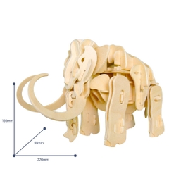 Mô hình Cơ động học Robotic Dinosaurs - Sound Control Mammoth A400