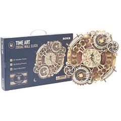 [BẢN XUẤT KHẨU TIẾNG ANH] Mô hình Cơ động học Đồng hồ treo tường Zodiac Wall Clock LC601 Robotime