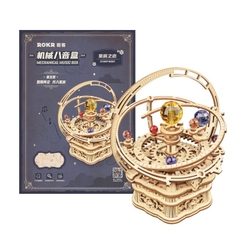 Mô hình Hộp nhạc Starry Night AMK51 Orrery Mechanical Music Box